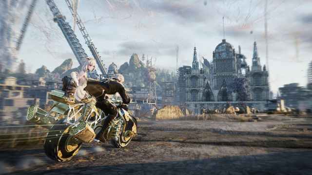 Code Vein 2 Screenshot featuring the bike