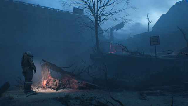 Screenshot of Cronos: The New Dawn featuring the main character.