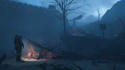 Screenshot of Cronos: The New Dawn featuring the main character.