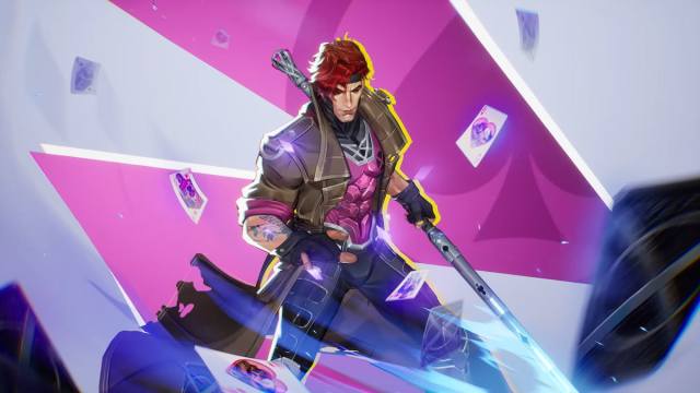 Gambit throwing cards in marvel rivals